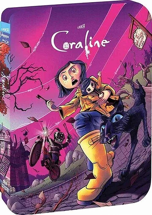 Steelbook 4K UHD + Blu-ray Coraline (sem pt)