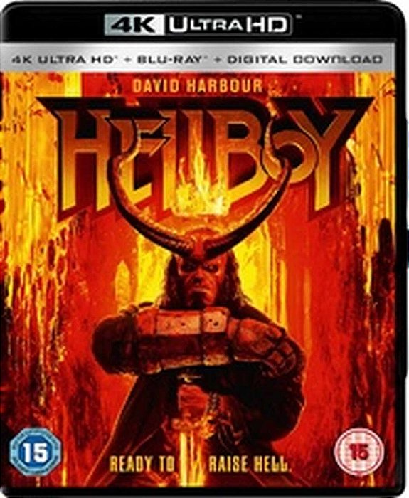 4K UHD + Blu-Ray Hellboy Mande Tudo Para O Inferno (SEM PT)