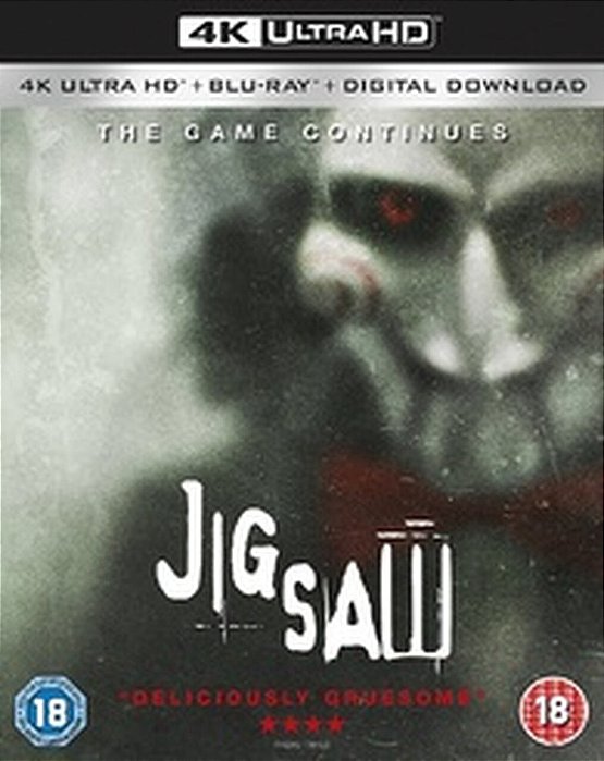 4K UHD + Blu-Ray Jogos Mortais Jigsaw (Sem PT)