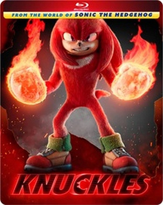 Steelbook Blu-Ray Knuckles (Sonic) (Sem PT)