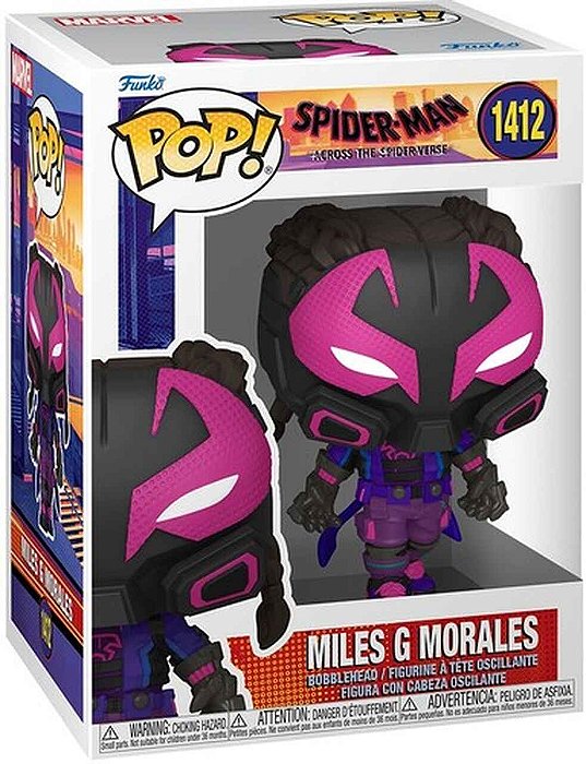 Funko Pop! Marvel Across Spider Verse Miles G Morales 1412