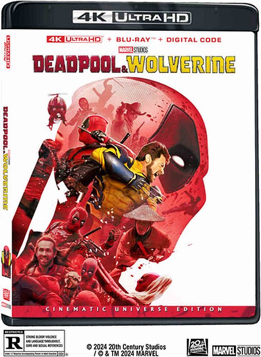 4K UHD + Blu-ray Deadpool e Wolverine (Sem PT)