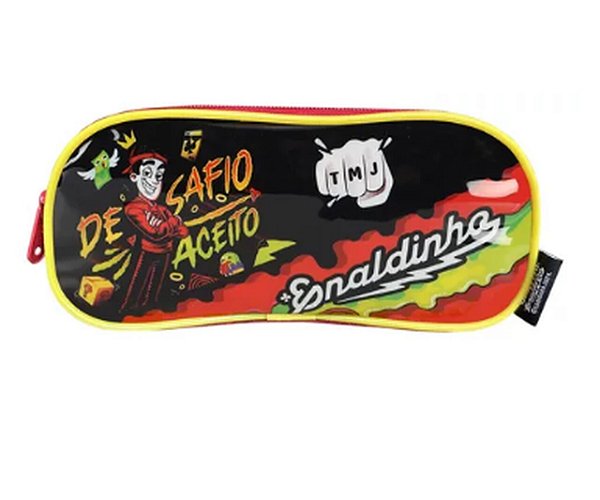 Estojo 2 Divisórias Enaldinho Vermelho Luxcel