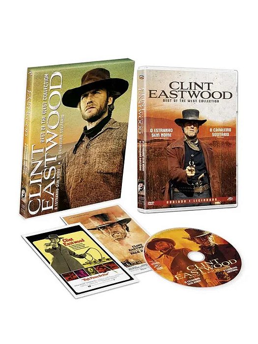 DVD Clint Eastwood O Estranho Sem Nome O Cavaleiro Solitário