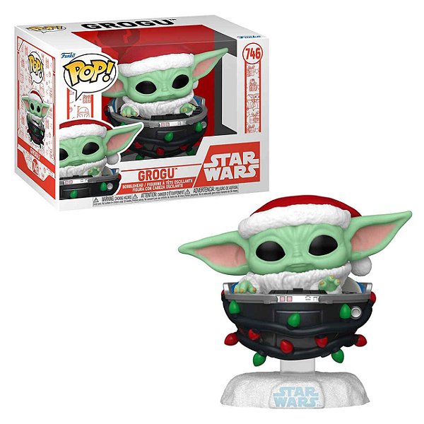 Funko Pop! Star Wars The Mandalorian Holyday Grogu 746