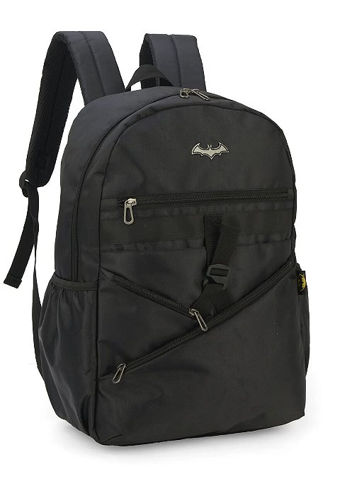 Mochila De Costas Compartimento Notebook Batman Luxcel Preto