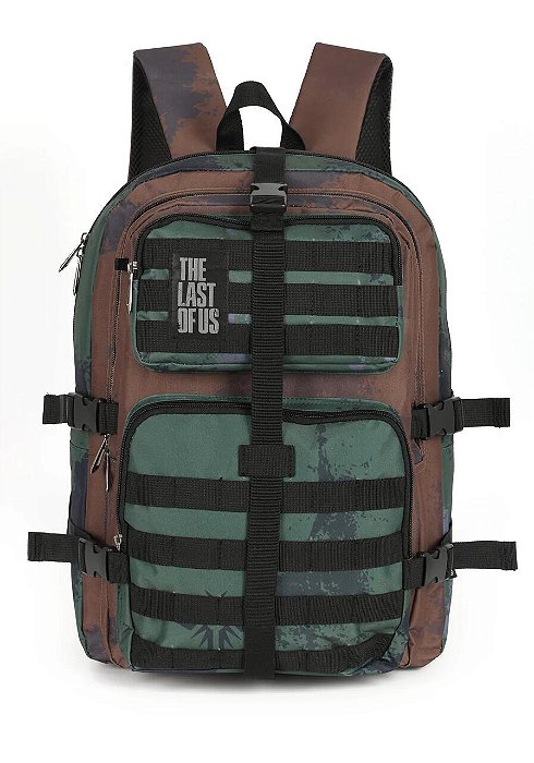 Mochila Tática The Last Of Us Verde Laptop Luxcel