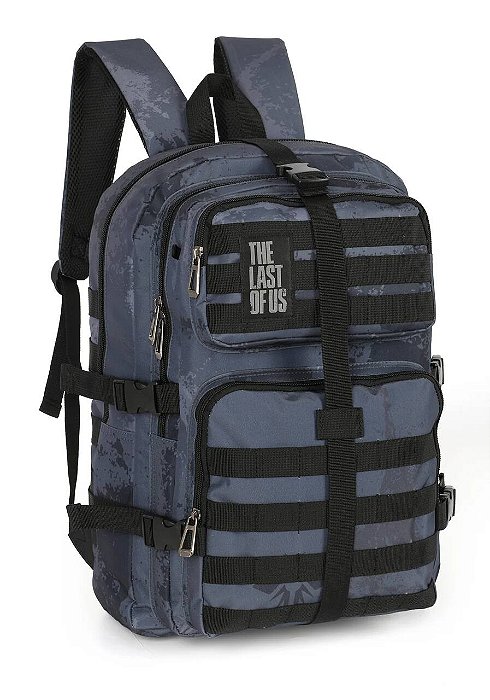 Mochila Tática The Last Of Us Cinza Laptop Luxcel
