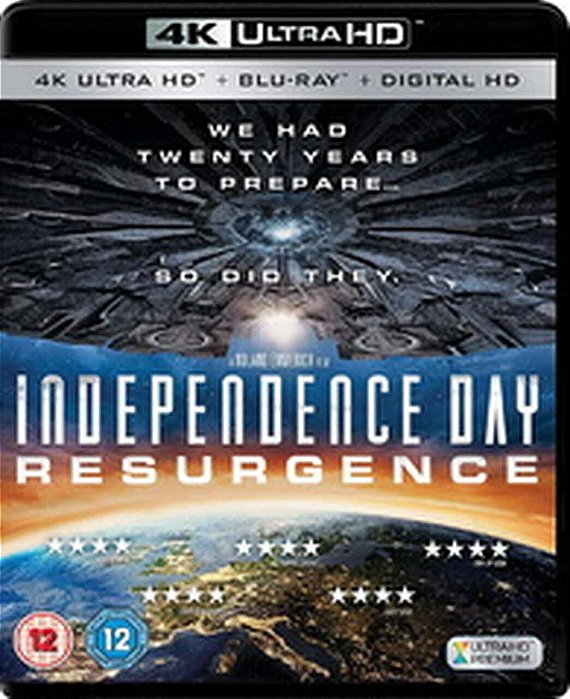 4K UHD Blu-Ray Independence Day O Ressurgimento (Sem PT)