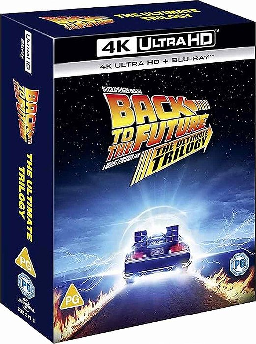 4K UHD Blu-Ray Trilogia De Volta Para o Futuro (Sem PT)