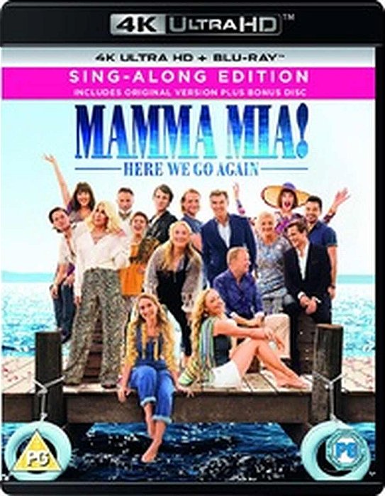 4K UHD Blu-Ray Mamma Mia Lá Vamos Nós de Novo! (Sem PT)