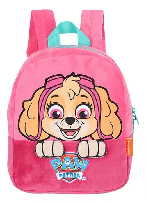 Mochila de Costas Pequena Patrulha Canina Skye Rosa