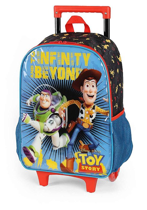 Mochila de Rodinhas Toy Story Azul Luxcel