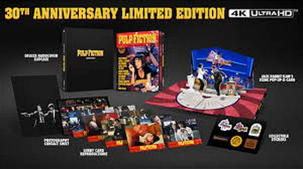 4K UHD Blu-Ray Pulp Fiction Tempo de Violência (Sem PT)