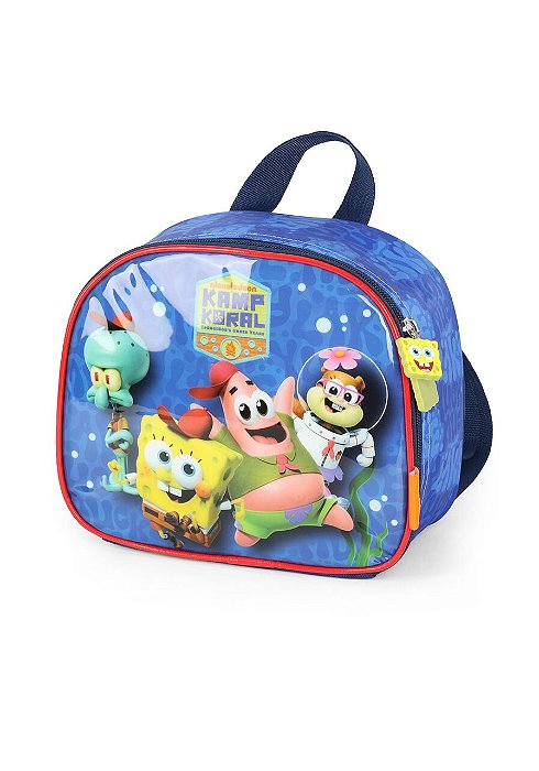 Lancheira Térmica Escolar Bob Esponja e Amigos Luxcel