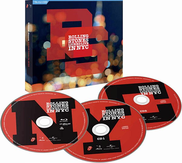 Blu Ray + 2CD The Rolling Stones Licked Live In NYC