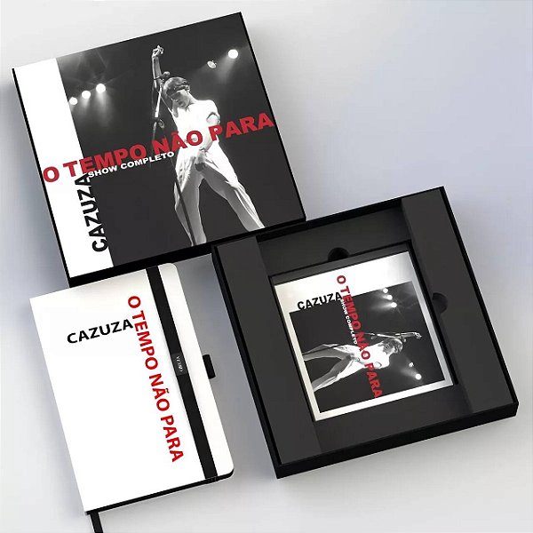 Fan Box CD Cazuza O Tempo Não Para Show Completo