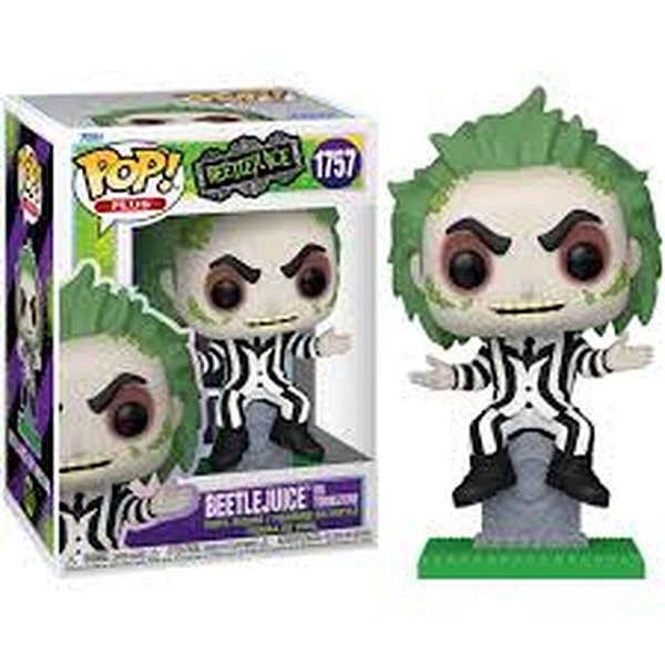 Funko Pop! Movies Plus BeetleJuice On Tombstone 1757