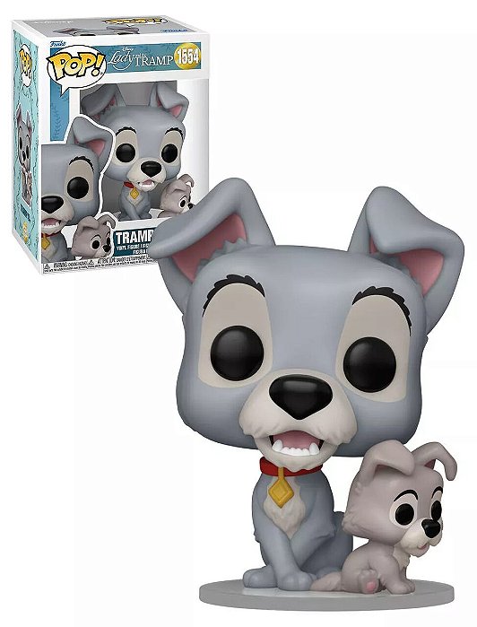 Funko Pop! Disney A Dama e o Vagabundo Tramp With Puppy 1554