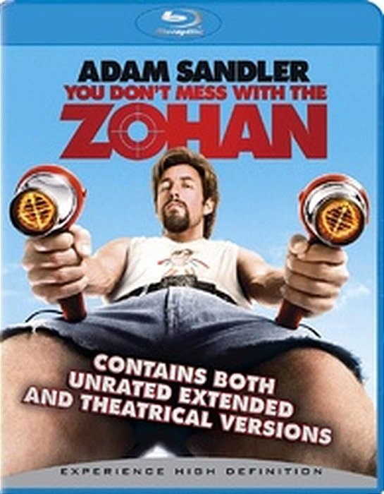 Blu Ray Zohan Um Agente Bom de Corte (Sem PT)