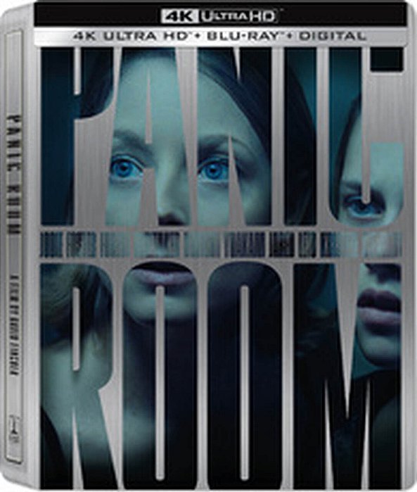 Steelbook 4k UHD + Blu-ray O Quarto do Pânico (Panic Room)