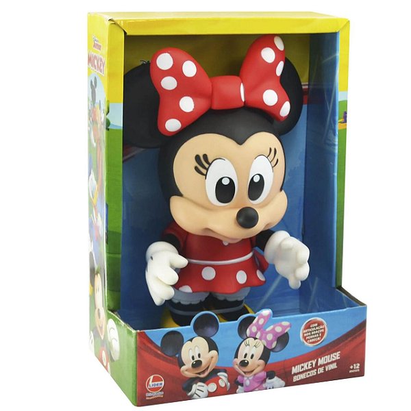 Boneco Vinil Disney Minnie Baby - Lider
