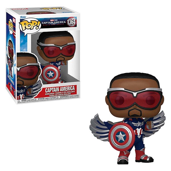 Funko Pop! Capitão America Brave World Capitão America 1364