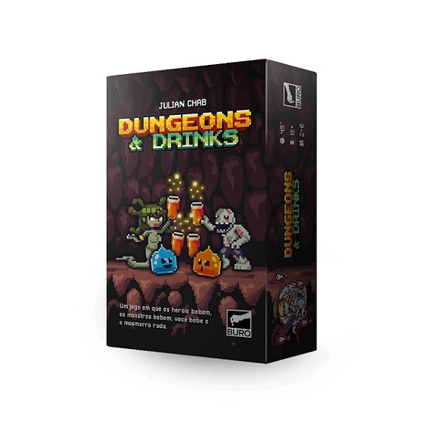 Jogo De Cartas Dungeons e Drinks - Buró