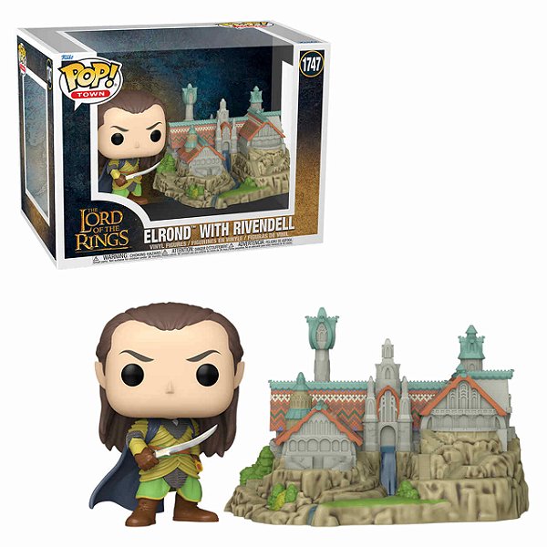 Funko POP! Town Lord Of The Rings Elrond With Rivendell 1747