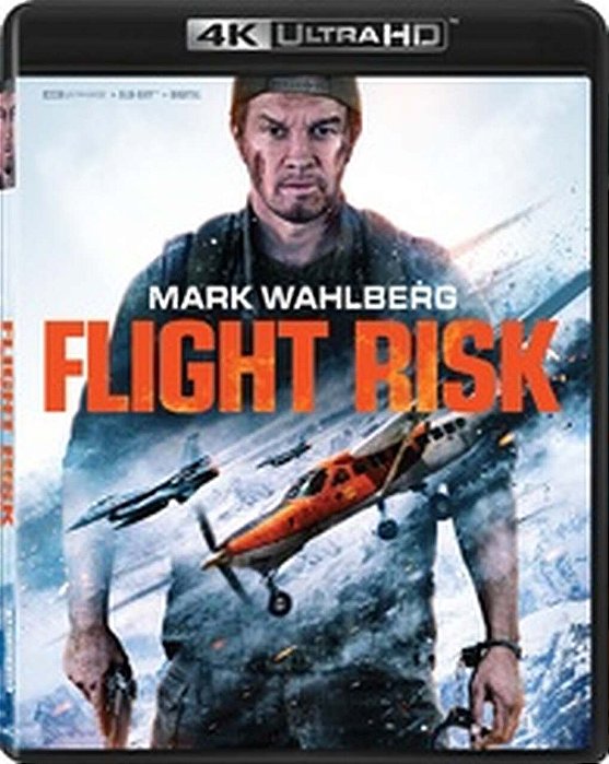 4K UHD + Blu-Ray Ameaça no Ar (Flight Risk) (Sem PT)