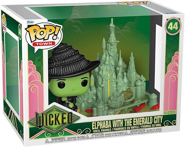 Funko Pop! Town Wicked Elphaba With The Emerald City 44