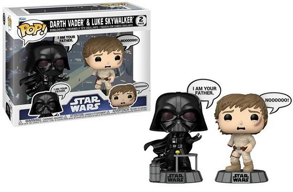 Funko Pop! Star Wars Darth Vader e Luke Skywalker (2 Pack)