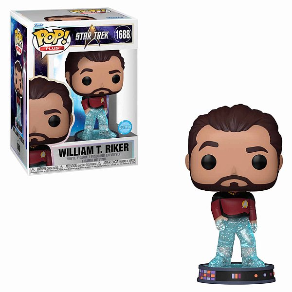 Funko Pop! Plus Star Trek William T Riker (Glitter) 1688