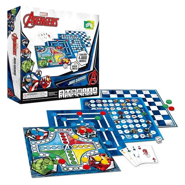 Jogos Clássicos Marvel Avengers Copag 32511
