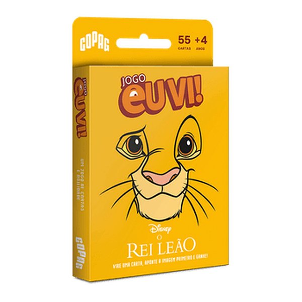 Jogo De Cartas Eu Vi! Rei Leão Disney Copag 35154