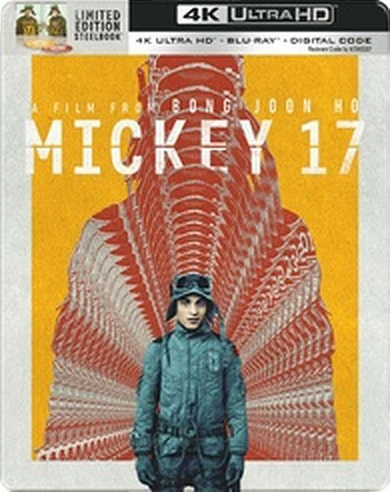 Steelbook 4K UHD Mickey 17 (Sem PT)