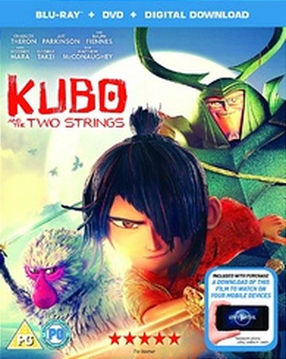 Blu Ray Kubo e as Cordas Mágicas