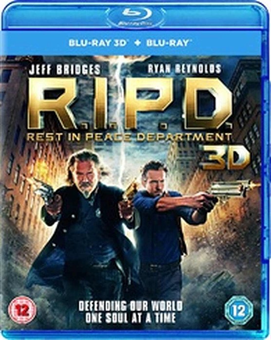 Blu Ray 3D+2D R.I.P.D Agentes do Além