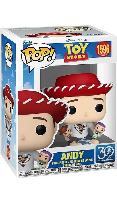 Funko Pop! Disney Toy Story 30th Anniversary Andy 1596