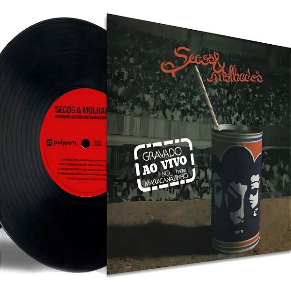 LP Vinil Secos E Molhados Ao Vivo No Maracanãzinho