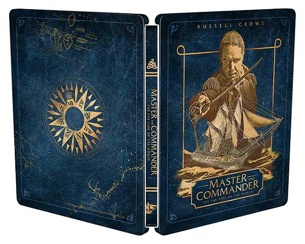 Steelbook 4K UHD + Blu-Ray Mestre dos Mares (Sem PT)