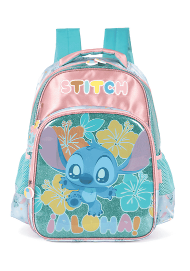 Mochila De Costas Stitch Turquesa Luxcel