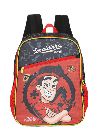 Mochila de Costas Enaldinho Vermelha Luxcel