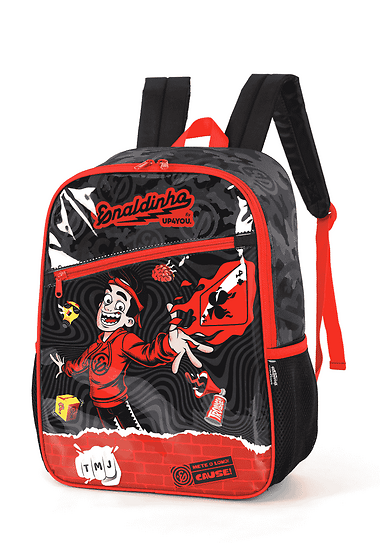 Mochila de Costas Enaldinho Preta Luxcel