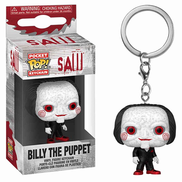 Funko Pop! Chaveiro Keychain Jogos Mortais (Saw) Billy The Puppet