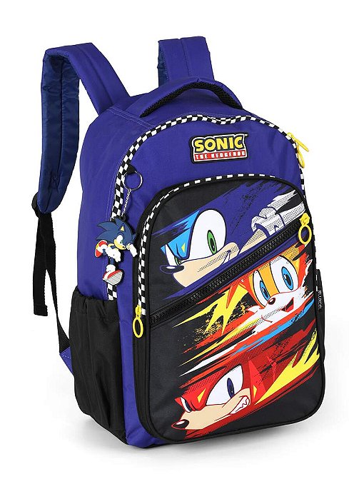Mochila De Costas Sonic The Hedgehog Azul Luxcel