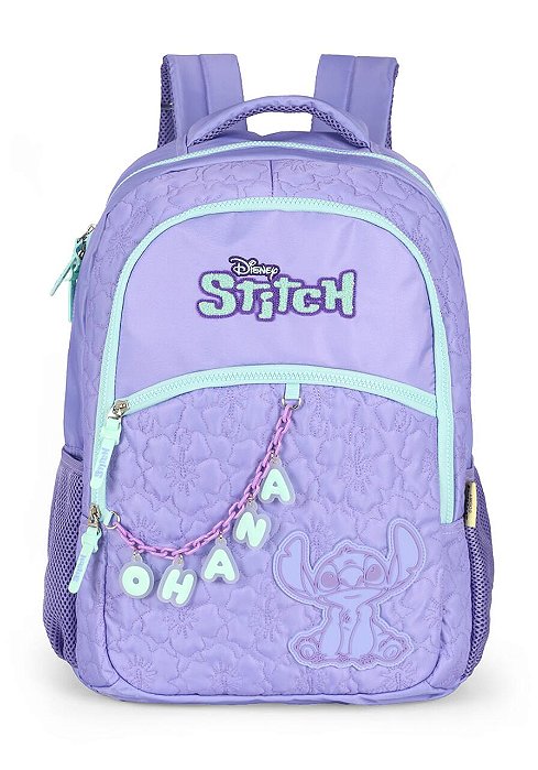 Mochila De Costas Stitch Ohana Roxo Luxcel