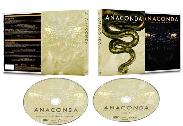 DVD Duplo Anaconda Coleção Completa