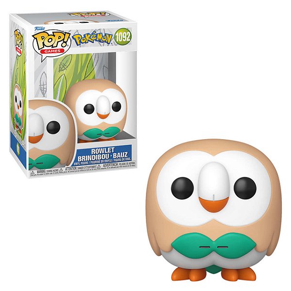 Funko Pop! Games Pokemon Rowlet Brindibou Bauz 1092