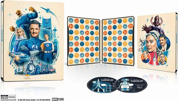Steelbook 4K UHD Quarteto Fantástico Primeiros Passos (Sem PT) pre venda 25/11